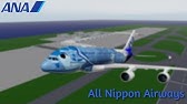 Roblox All Nippon Airways A380 Flight Investor Class Youtube - aruga airbus a380 800 roblox