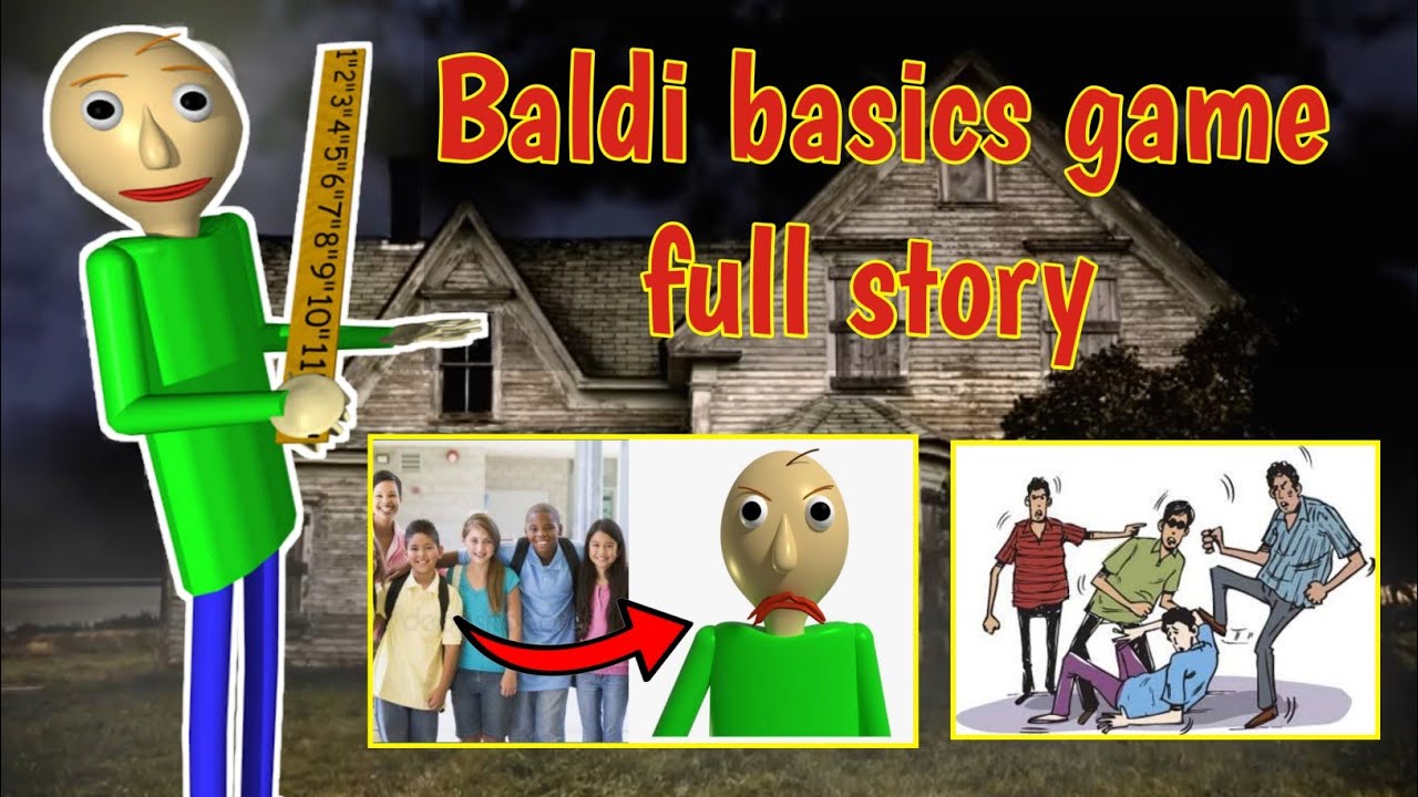 Download Baldi's basics scary teacher game full story/Hindi/technical YouTuber
