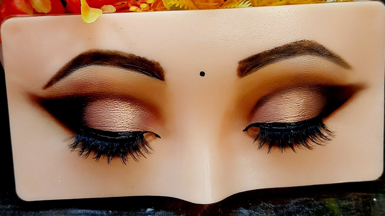 Dummy Par Bridal Eye Makeup step by step//Eye Makeup Practice Dummy