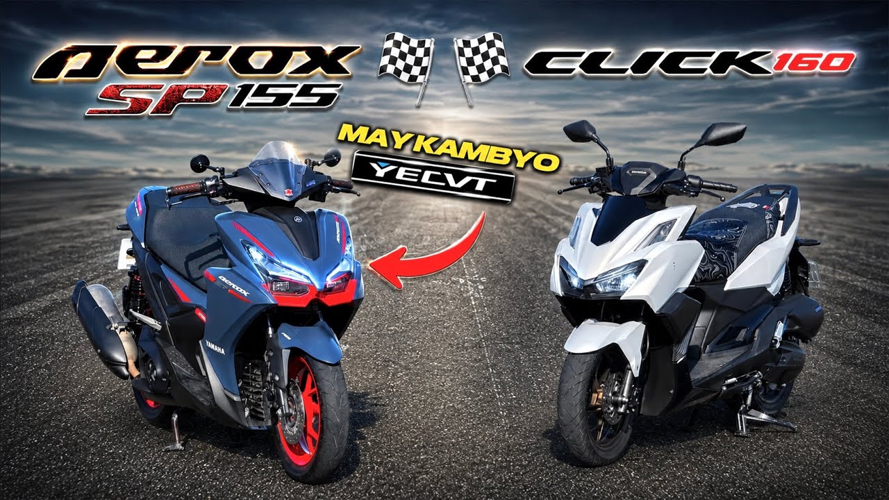 AEROX SP vs CLICK 160 | TECHNOLOGY vs RAW POWER