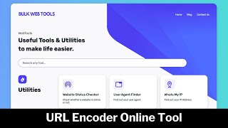 URL Encode - URL Percent Encoding | Online Web Tool | bulkwebtools.io