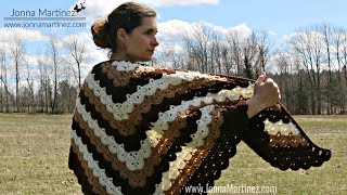 How To Crochet A Beautiful Shells Shawl | Crochet Shawl | EASY