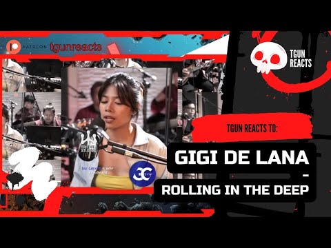 FIRST TIME REACTING to Gigi De Lana - Rolling In The Deep | COVER | TGun Reaction Video!