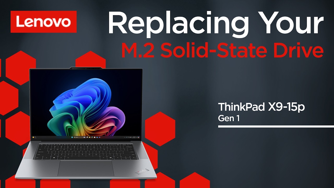 Replacing Your M.2 Solid-State Drive | ThinkPad X9-15p Gen 1 Replacing Your M.2 Solid-State Drive | ThinkPad X9-15p Gen 1