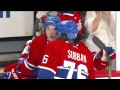 Canadiens vs Penguins PK Subban goal with 0.9 second remaining in the second period