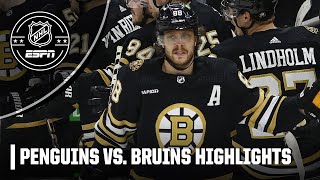 Pittsburgh Penguins vs. Boston Bruins | Full Game Highlights | NHL on ESPN