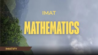 IMAT Math Concepts: Logarithms, Slope, Combinations, Trigonometry