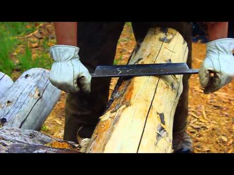 The Drawknife Part 1 - Tips & Techniques for Hand Peeling Logs
