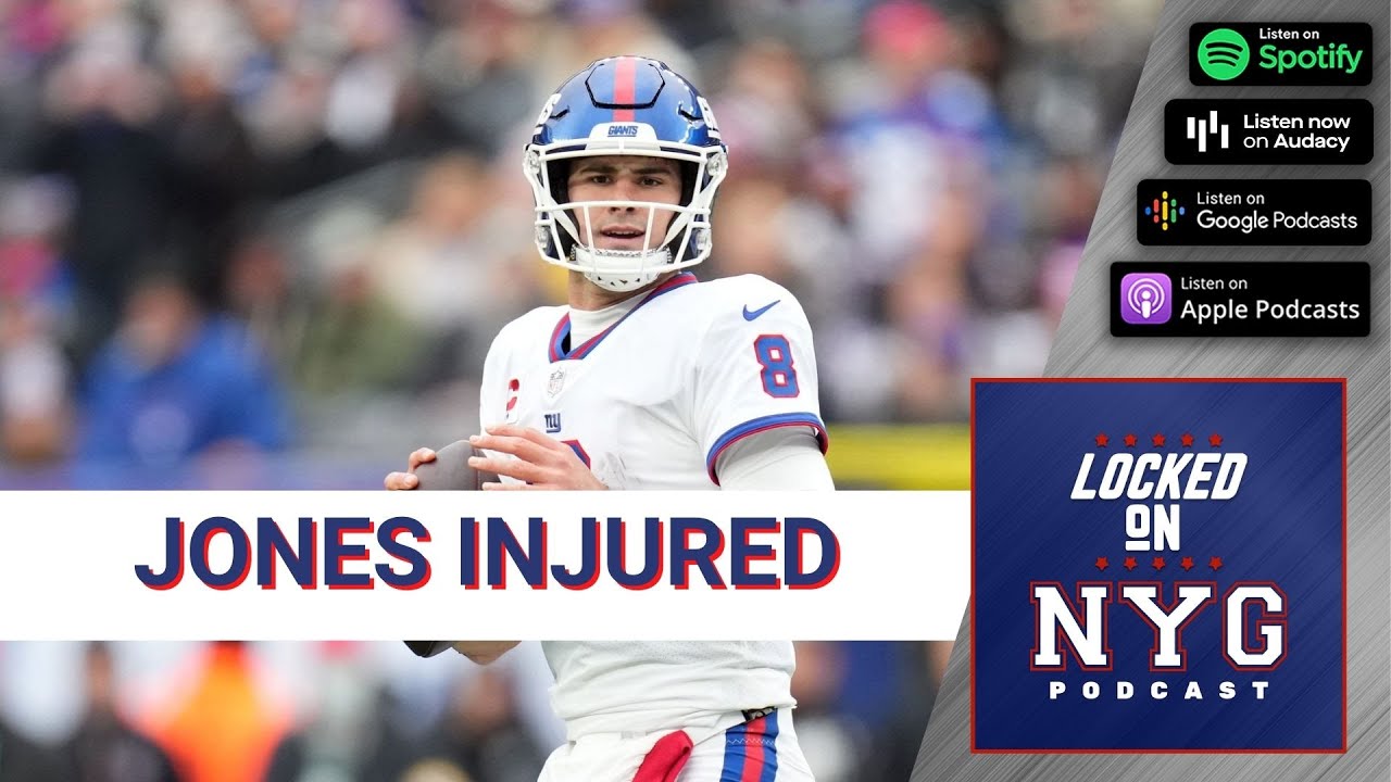 Giants QB Daniel Jones exits loss to Dolphins with neck injury