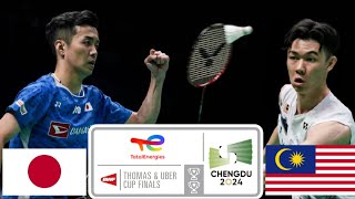 Kenta Nishimoto (JPN) VS Lee Zii Jia (MAS) Badminton Thomas Cup Finals 2024 by Little Shuttle 1,197 views 8 days ago 9 minutes, 48 seconds