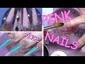 Barbie Pink Solid Drawing Gel Nails | ALL MISTAKES LEFT IN | ABSOLUTE NAILS