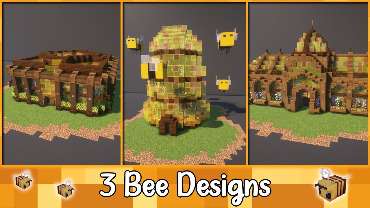 Modular Bees 3 Bee Designs for Minecraft | Tutorial - YouTube