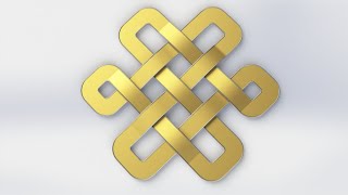 Solidworks: interlacing pattern