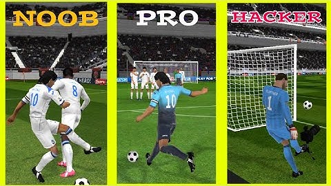 NOOB vs Pro vs HACKER Dream League Soccer 2019 #1