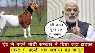 मोदी सरकार ने बकरा ईद से पहले दिया मुसलमानो को झटका, लिया ये बड़ा फैसला