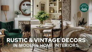 Incorporating Rustic and Vintage Decors in Modern Homes | Home Interior INSPIRATIONS