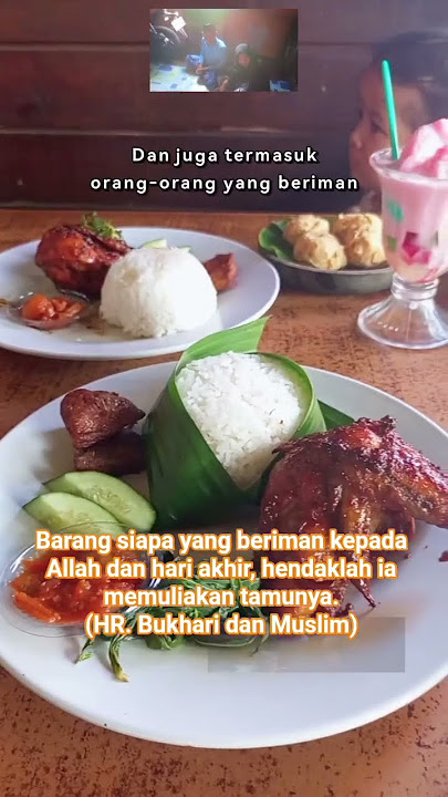 Memuliakan tamu adalah bagian dari iman!MemuliakanTamu  #SunnahNabi #AkhlakMulia  #HadisNabi #viral