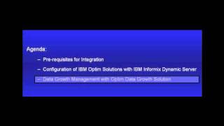 IBM Informix - IBM Optim - How To.avi