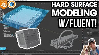 Easy HARD SURFACE MODELING IN BLENDER with FLUENT! Beginners start here!