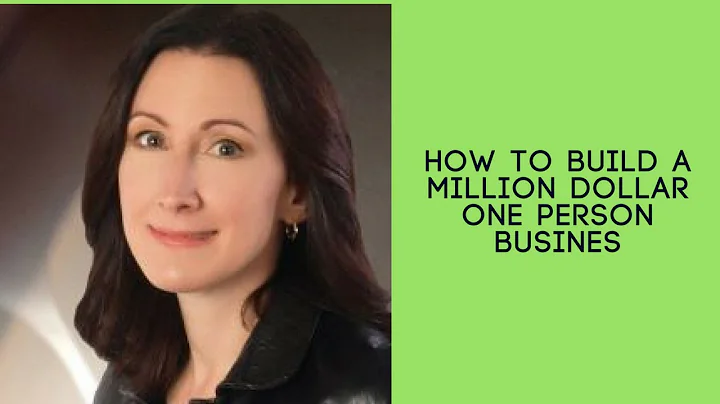 How to build a one person million dollar business