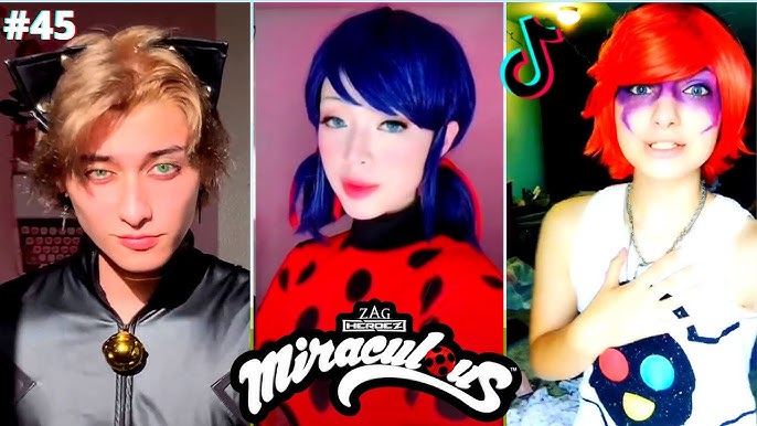 transformação da ladybug e cat noir｜Pesquisa do TikTok