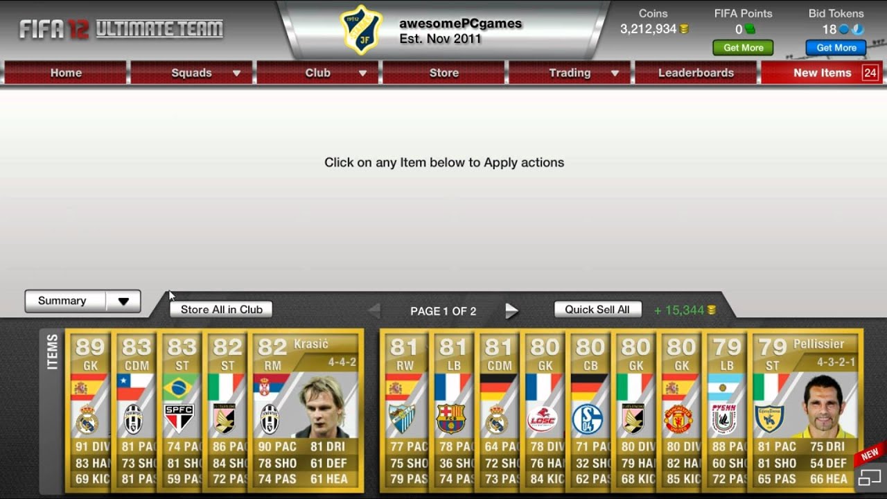 FIFA 12 Ultimate Team 100k Jumbo Rare Player Pack 99 Messi special