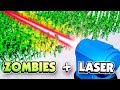 MEGA LASER vs 1000 ZOMBIES - Fun with Ragdolls: The Game