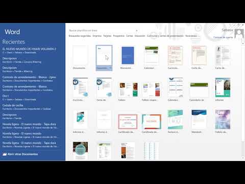 Medidas para escribir