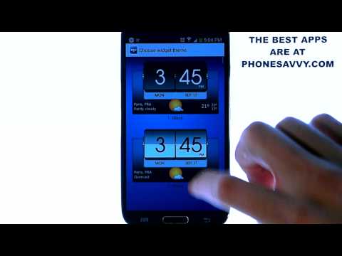 3D Flip Clock and World Weather - App Review - Excellent Widget for Your Android