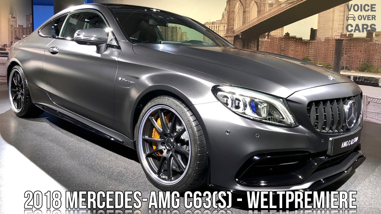 2018 Mercedes Amg C63s Coupe Cabriolet Weltpremiere Nyias