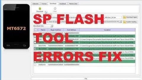 How to fix SP Flash Tool Error 8417