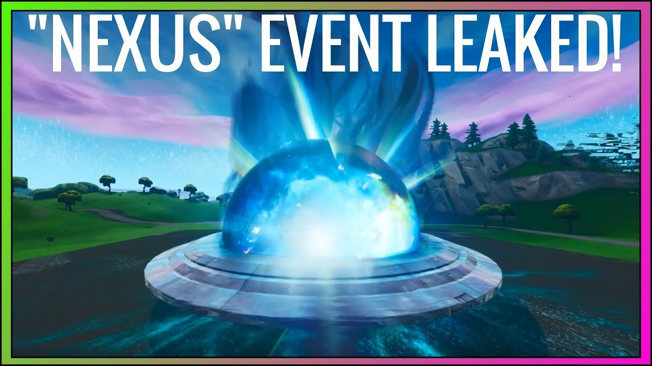 leaked nexus event vault opening fortnite season 8 event - fortnite season 8 nexus event