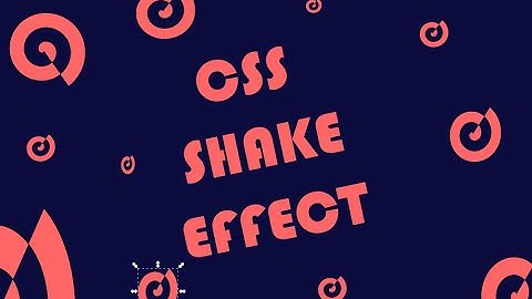 css shake animation