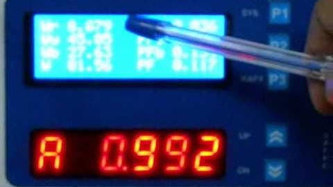 Three Phase Power Analyser For Testing Motors