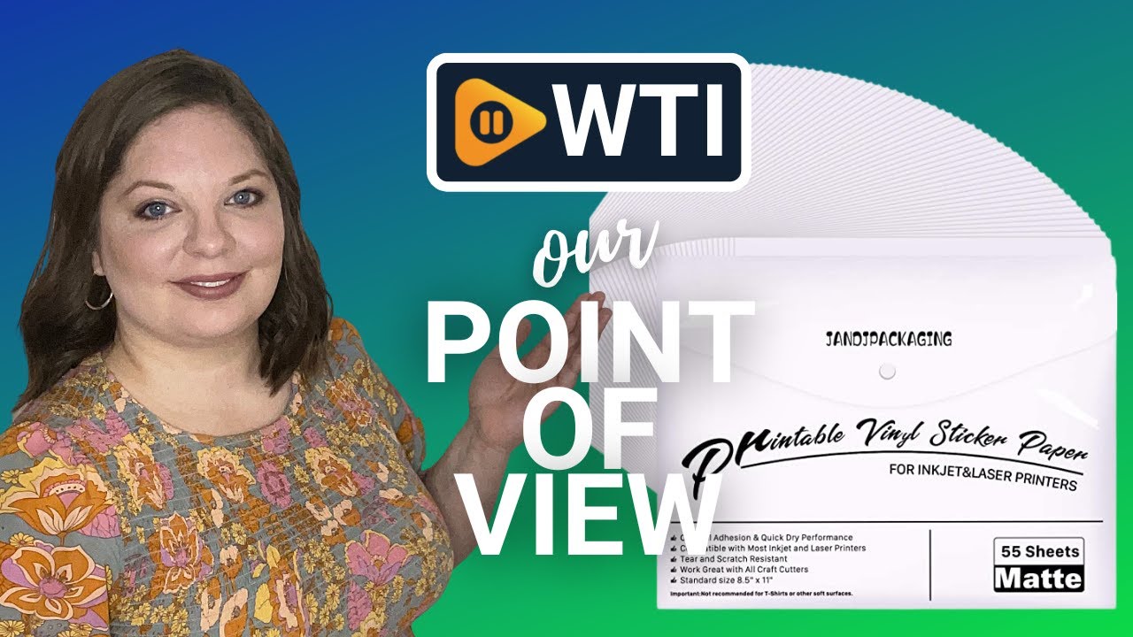 Printable Vinyl for Inkjet Printers | Our Point Of View - YouTube