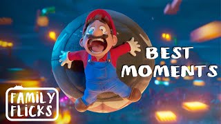 Best Moments From The Super Mario Bros 2023  Family Flicks