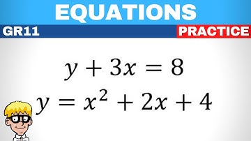 3a) Simultaneous equations gr 11 | Try