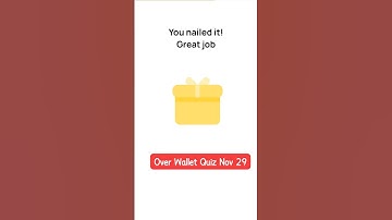 Over Wallet today quiz answer: Nov 29 🌐 Over Wallet airdrop