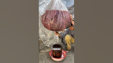 De meest bizarre manier om wijn te maken zonder machines