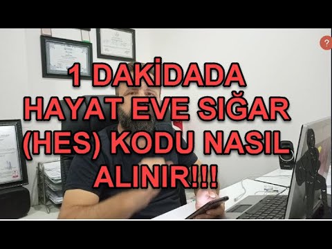 HES kodu nedir ? HES kodu nasıl alınır?   E-Devlet ve SMS ile HES Kodu Alma