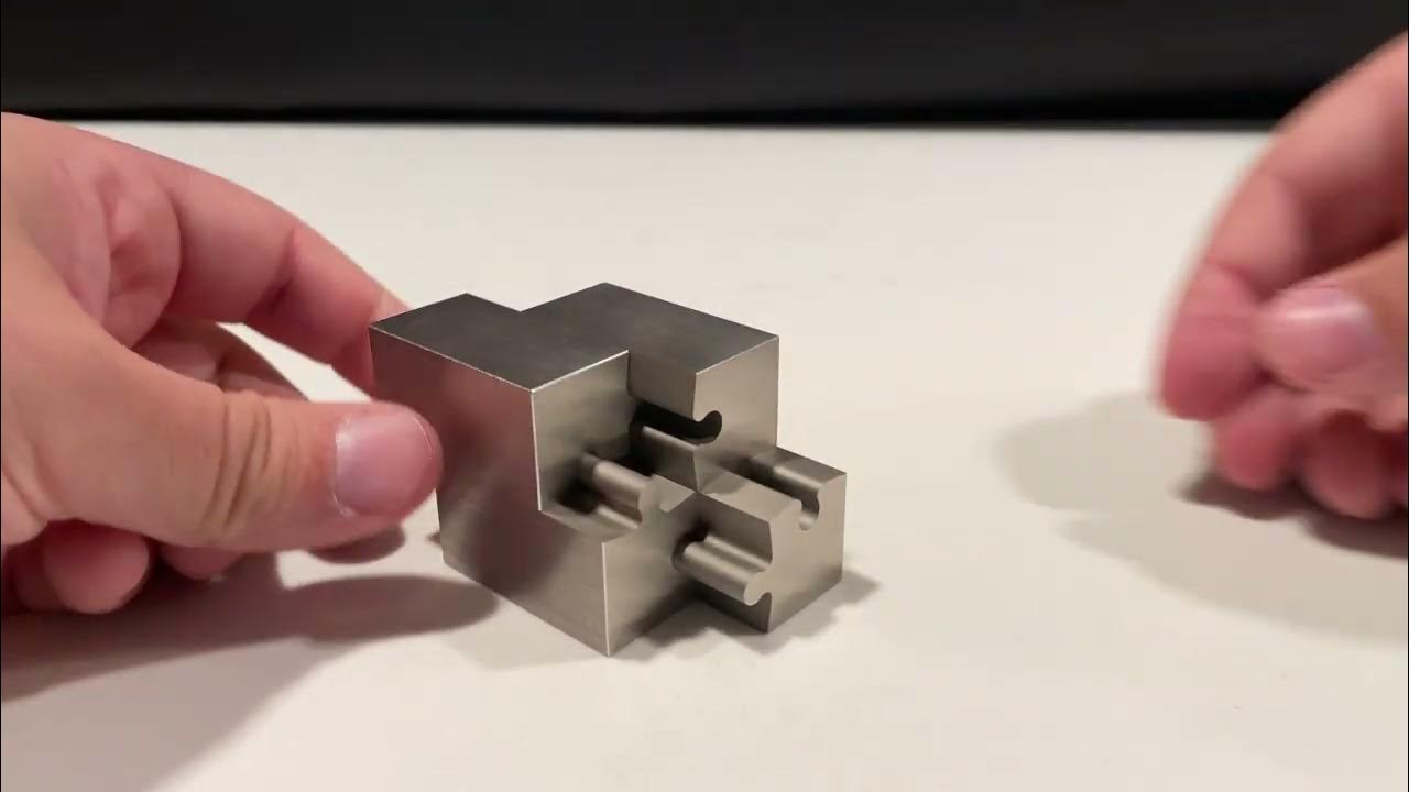 QUBE Wire EDM Puzzle Cube YouTube