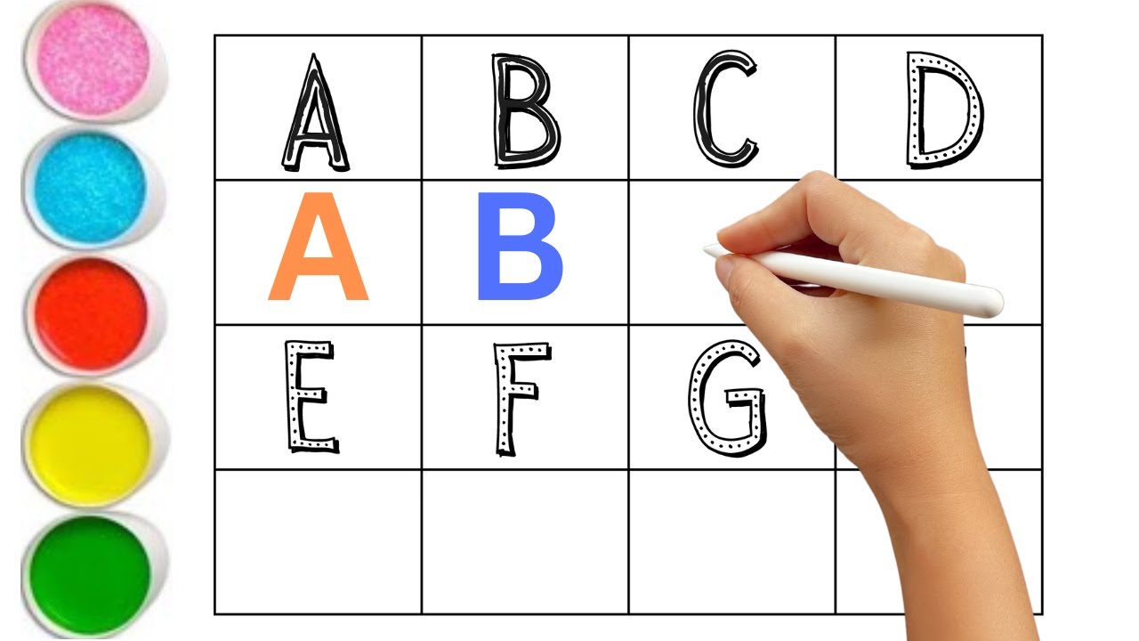 Trace & Learn A to H | Capital Letters with Phonics and Colors for Kids