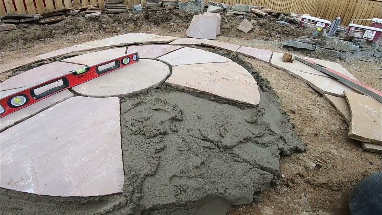 How to Lay a Sandstone Circle YouTube