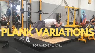 PLANK VARIATIONS & FORWARD BALL ROLL / PAUL CHEK / C.H.E.K INSTITUTE