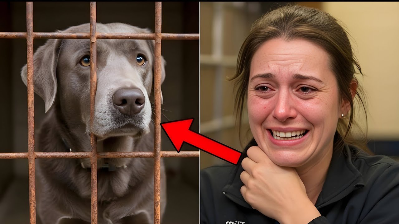 An Old Dog Abandoned At The Shelter Waits For His Family... Until The ...