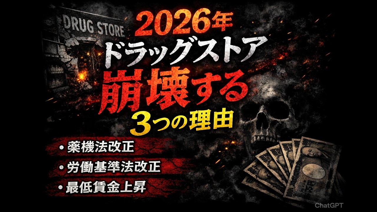 第20回　2026年ドラッグストア業界は厳しくなる？