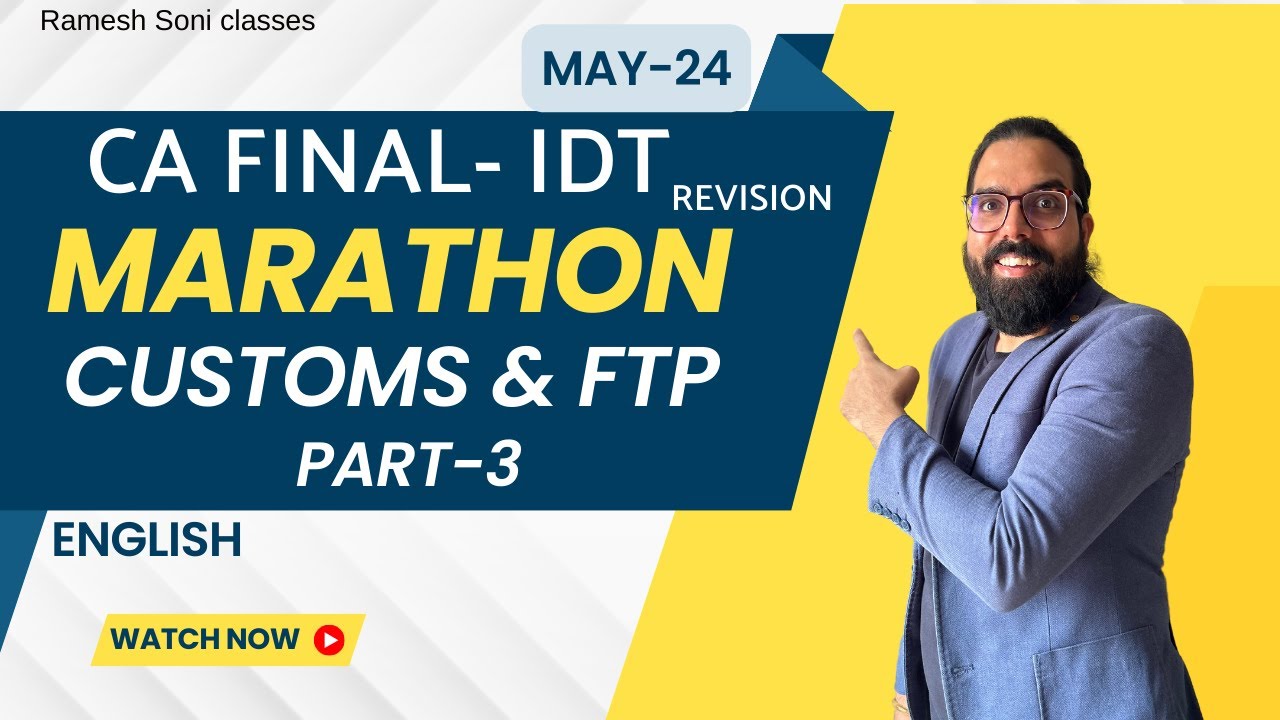 CA Final IDT Revsionary for May 24 | English | IDT Revision [Customs ...