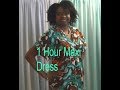 One Hour Maxi Dress Using 1 1/2 Yard Of Fabric - Sewing With Niler