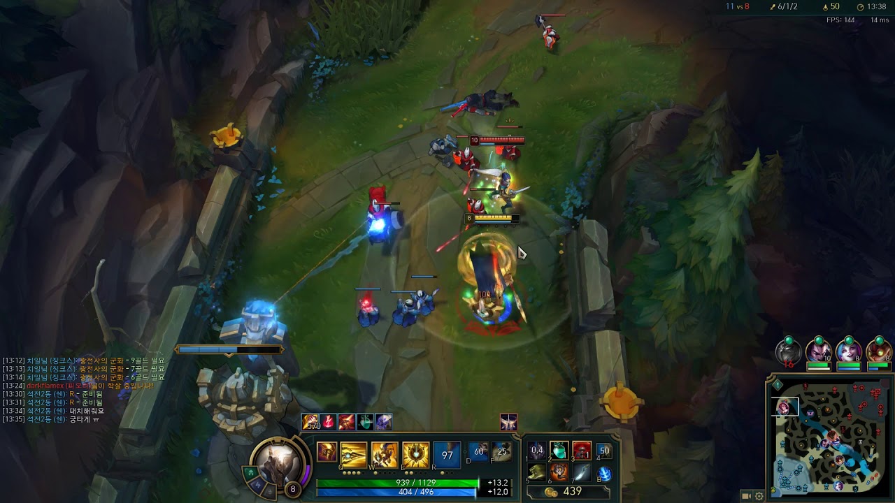 LOL KR Sever 9.17 Pantheon Play