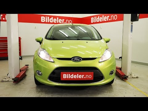 Ford Fiesta Mk VI: Hvordan bytte bremser bak (Trommel, Bremsesko, Hjulsylinder) - 2009 til 2016 mod.